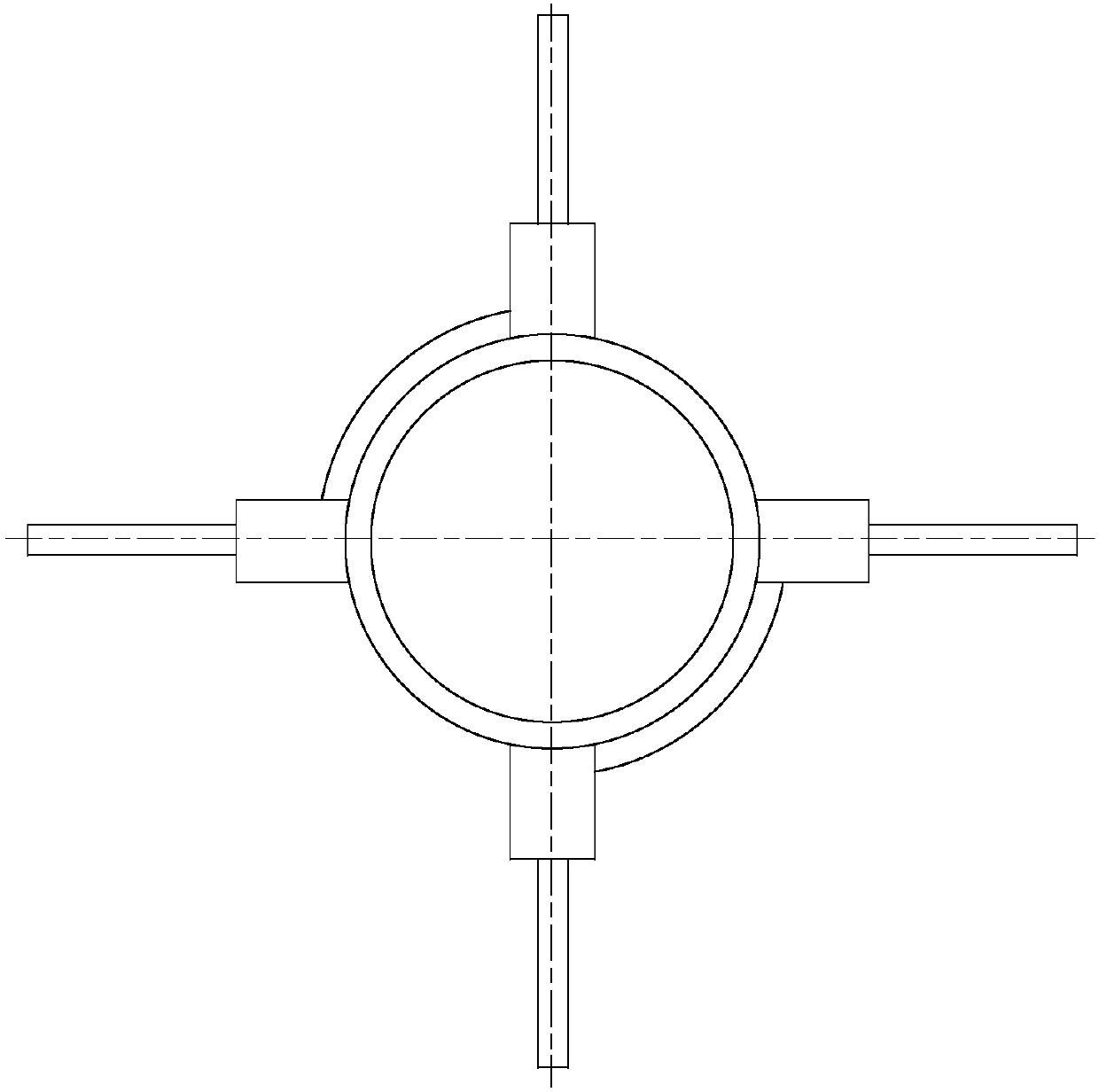 A missile rudder control mechanism