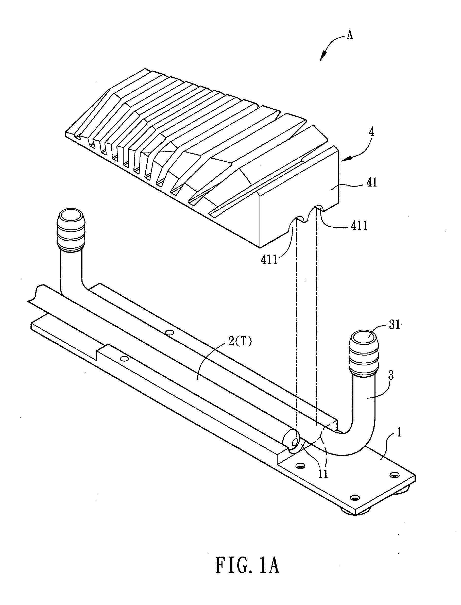 Heat dissipating module