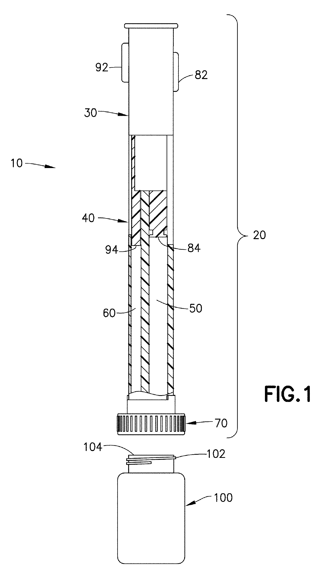 Device and kit for dosing and dispensing non-liquid medicine