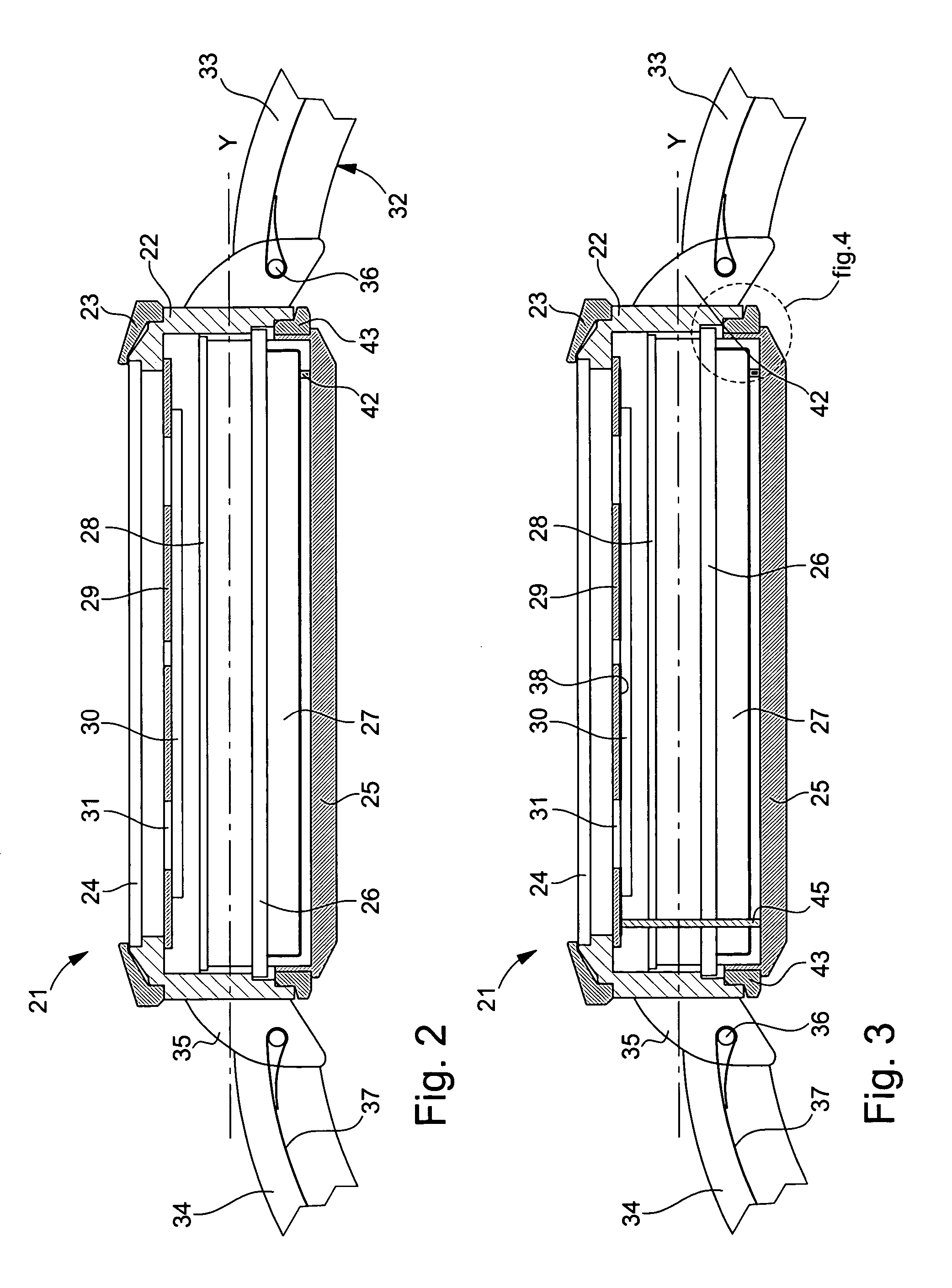 Patch antenna integrated in a wristwatch