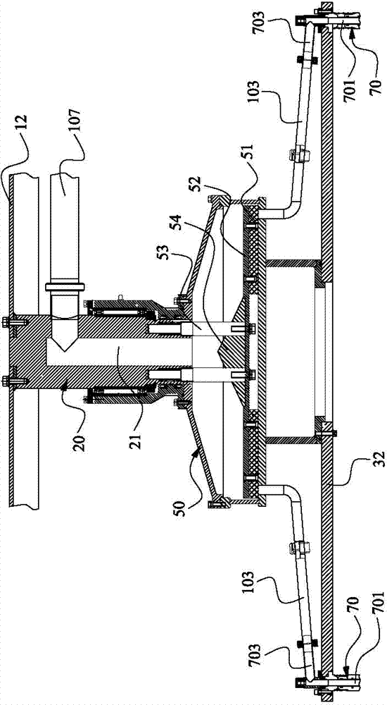 Central distribution quantitative filling machine