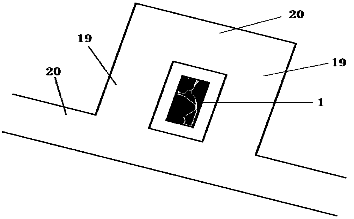 Method for preparing sample used for large-scale in-situ high-pressure seepage deformation test