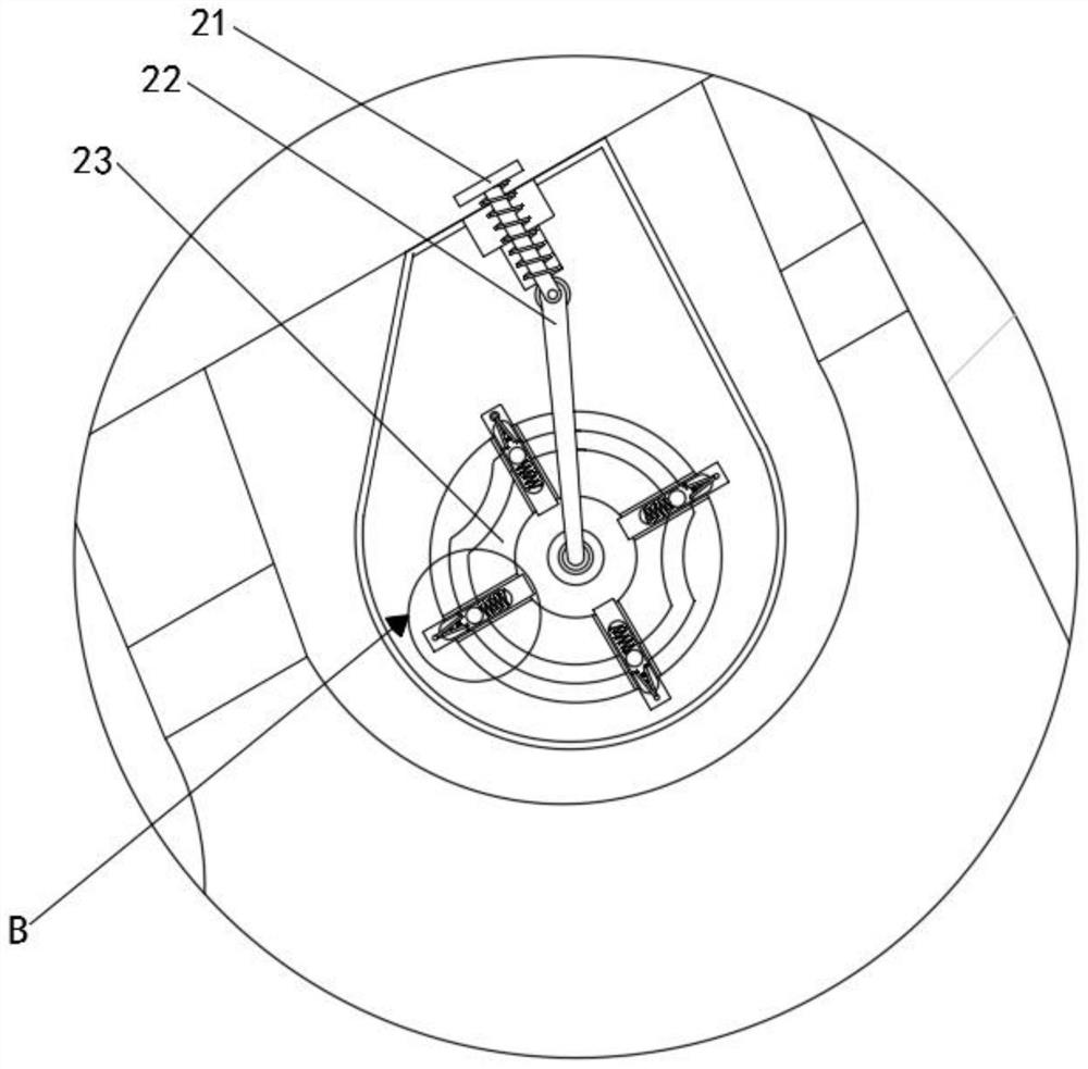 Textile fabric desizing disc based on gravity peak phase difference