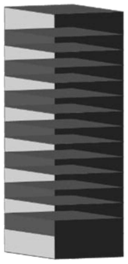 Multi-tube blue light semiconductor frequency doubling method and device based on spectral beam combination