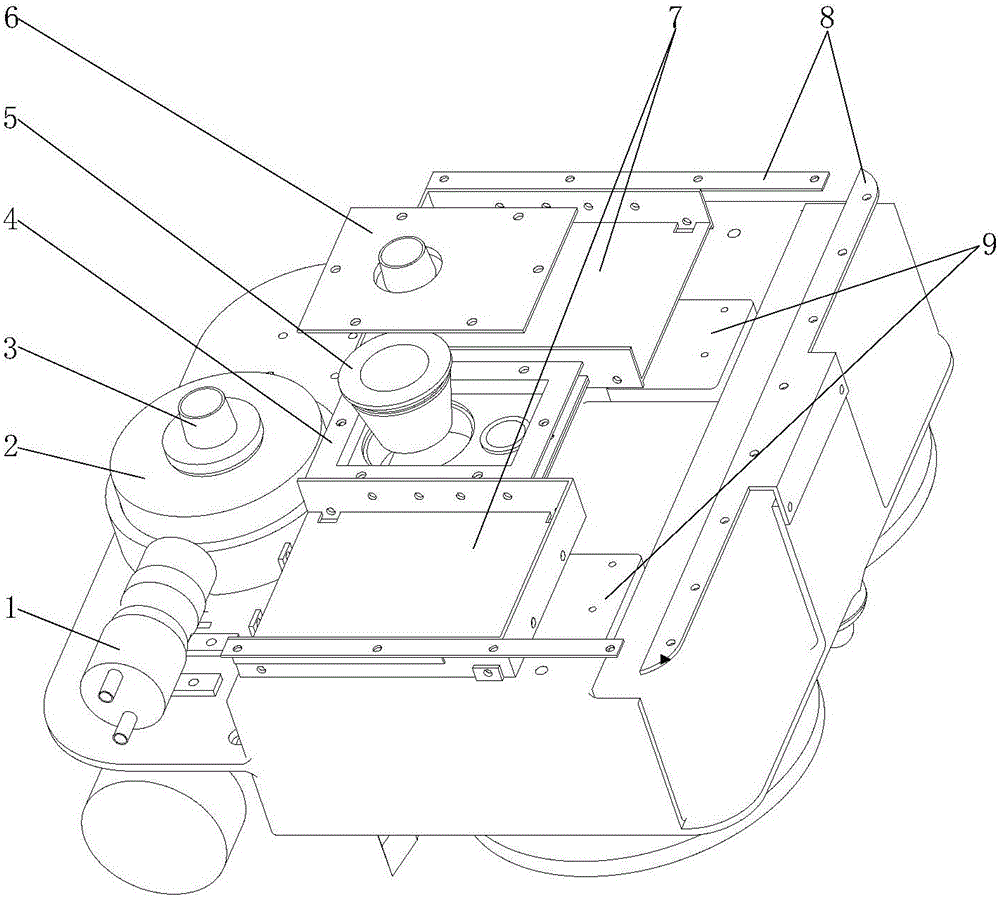 Novel floor mopping robot