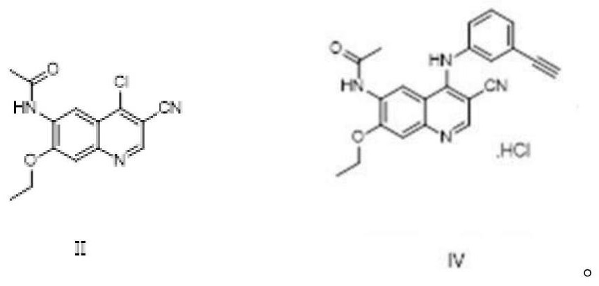 A kind of preparation method of EGFR molecular targeted anti-tumor drug