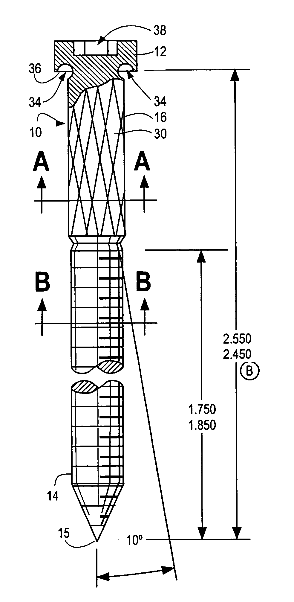 Hybrid screw for composite lumber and wood