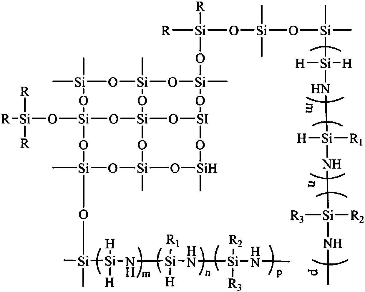 Ultrahard organosilicone hydrophobic glass resin and preparation method thereof