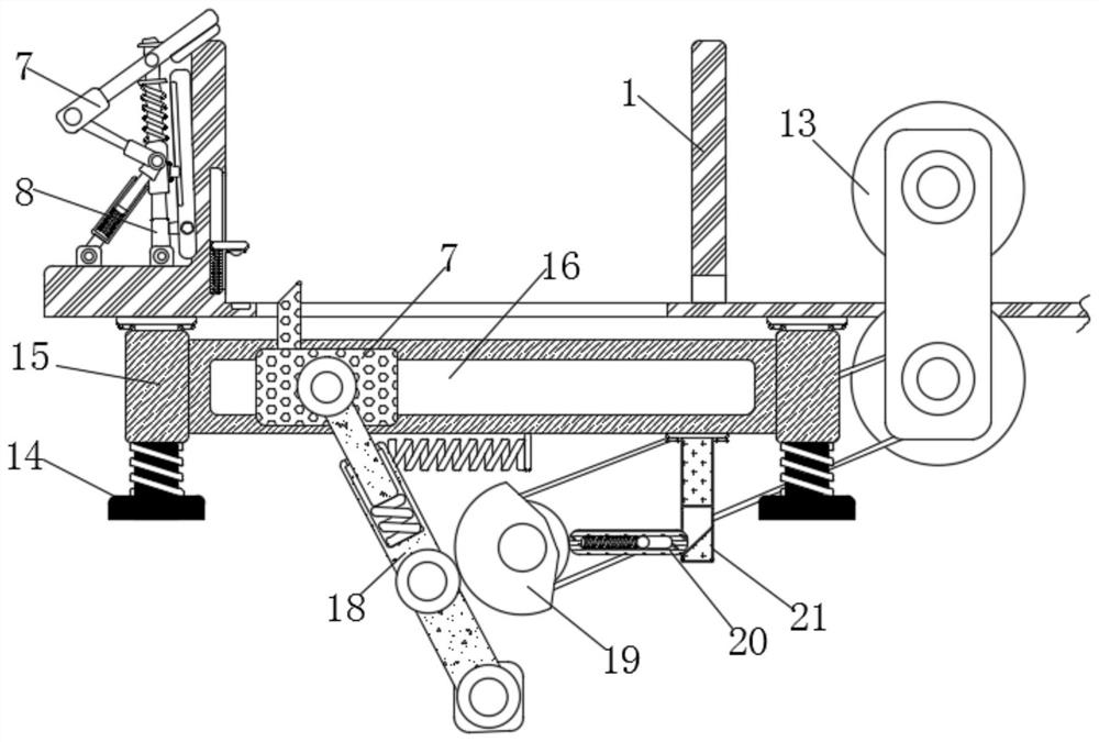 Leveling and feeding device for packaging process