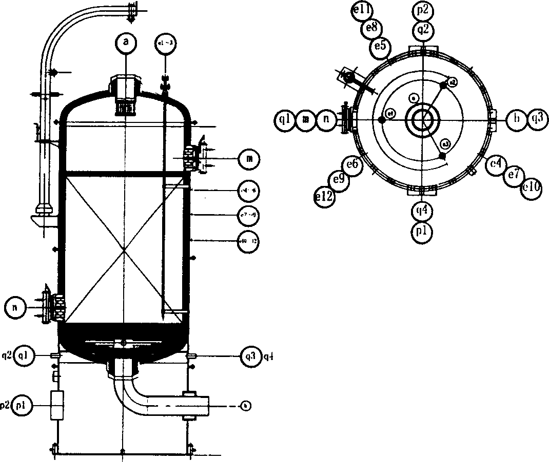 Secondary transformation technological method of high concentration carbon monooxide