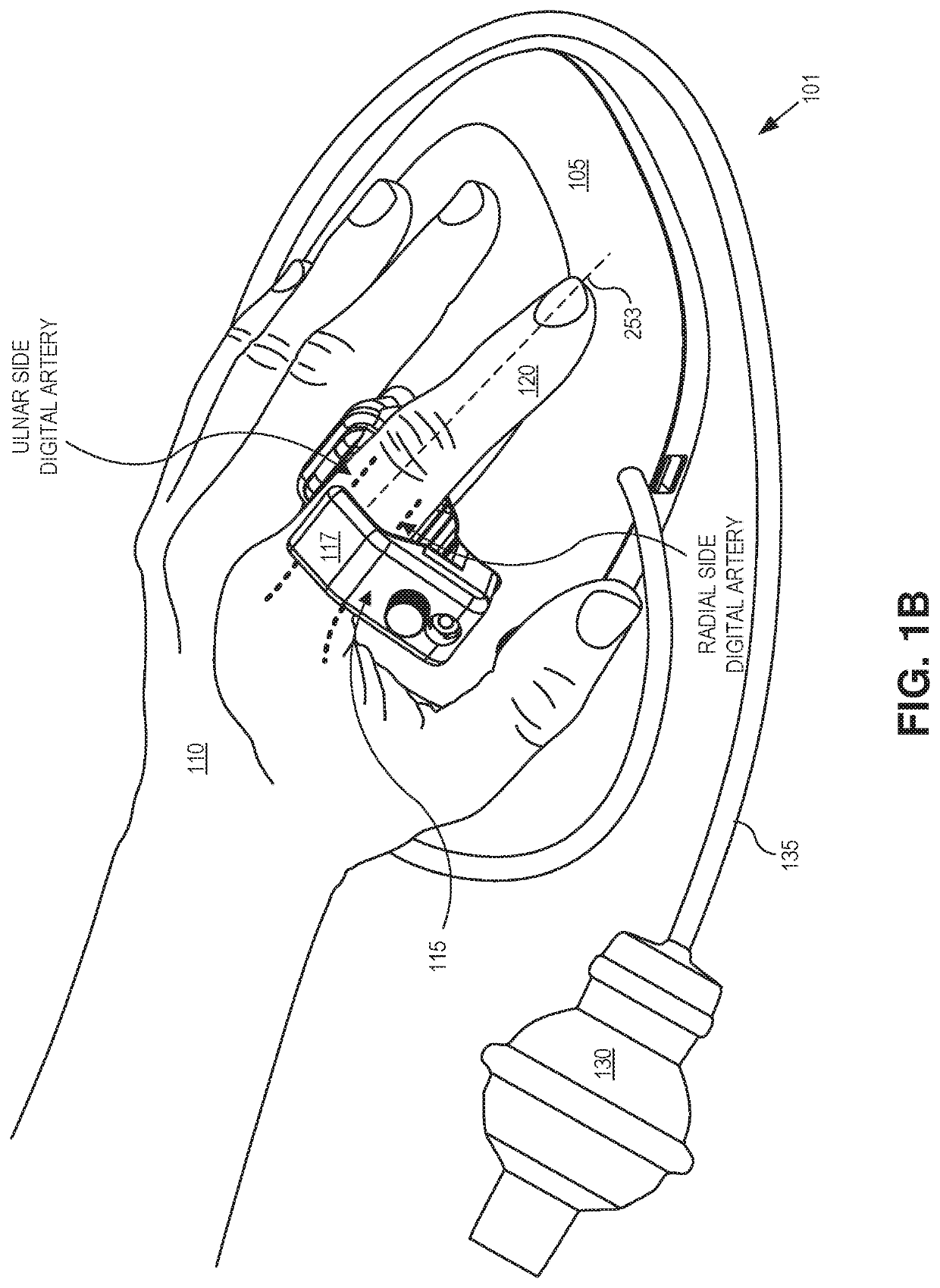 Apparatus for noninvasive measurement of a heart performance metric