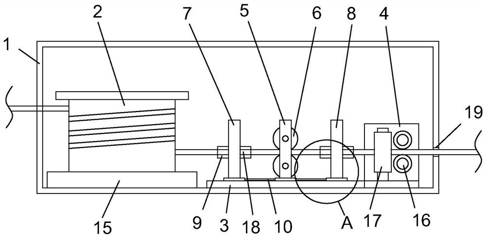 Rolling type drawing device