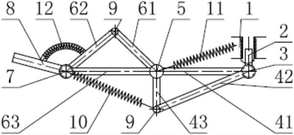 Four-freedom-degree series-parallel damping mechanical foot for humanoid robot