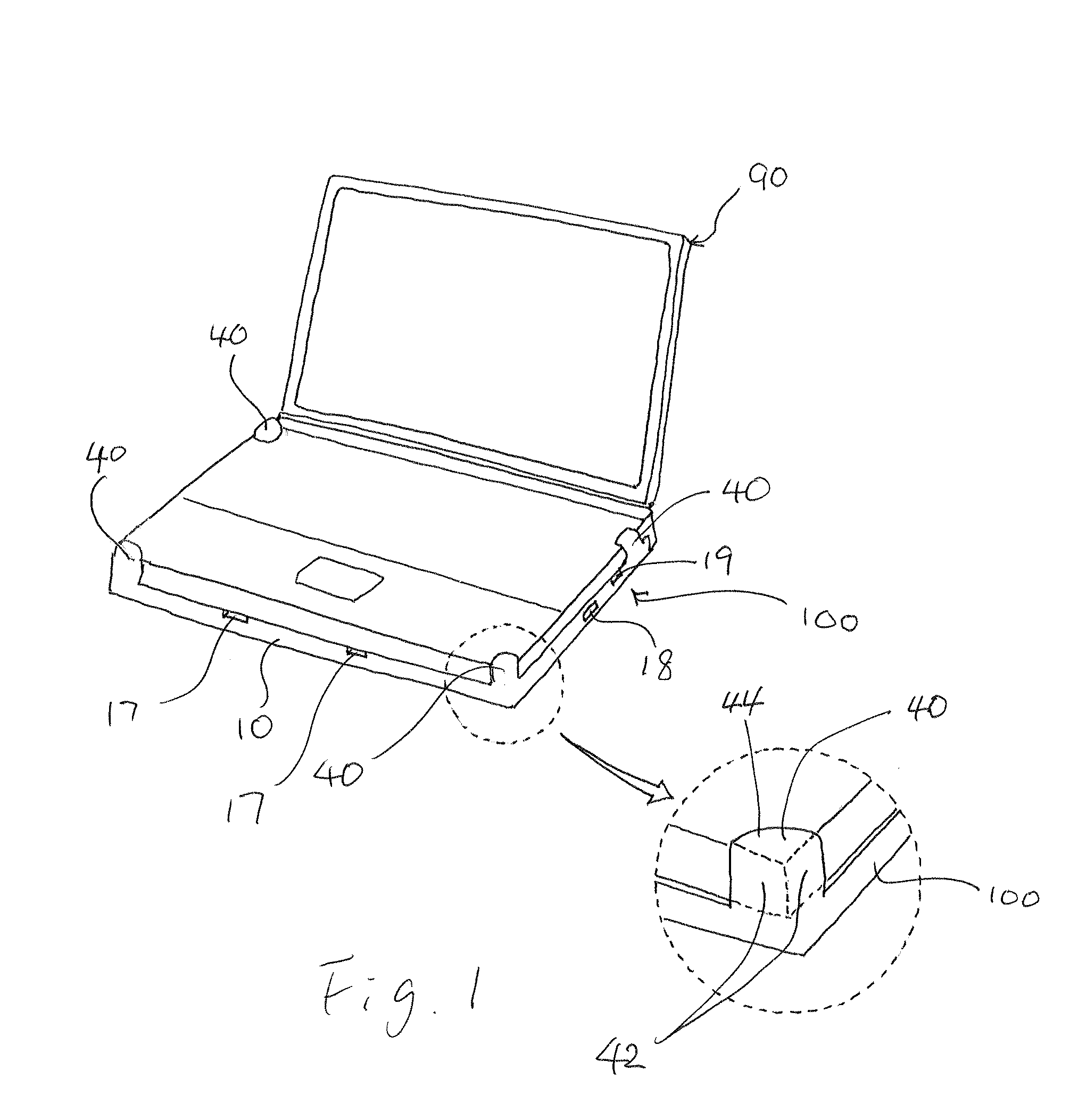 Base case battery with storage