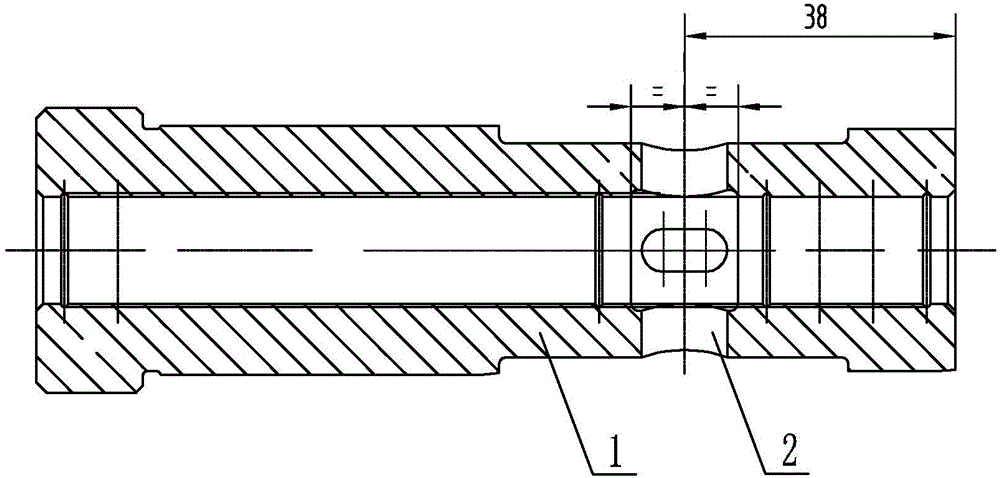 Method for processing deep hole of sleeve of steam turbine by using stepped reamer