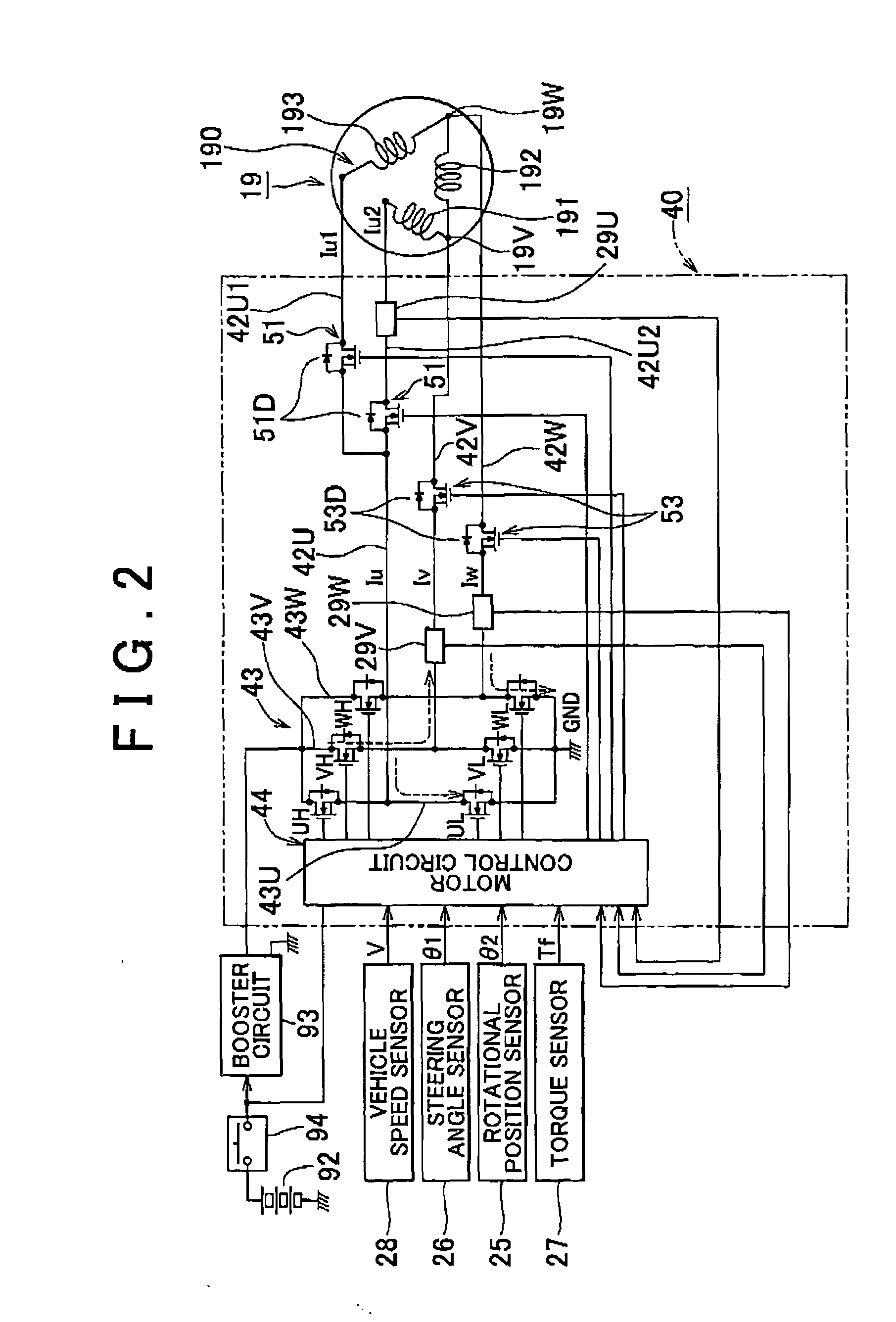 Motor circuit and electric power steering apparatus