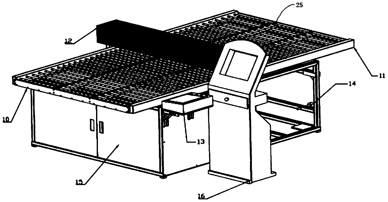 Automatic thickness measuring machine for touch display screen