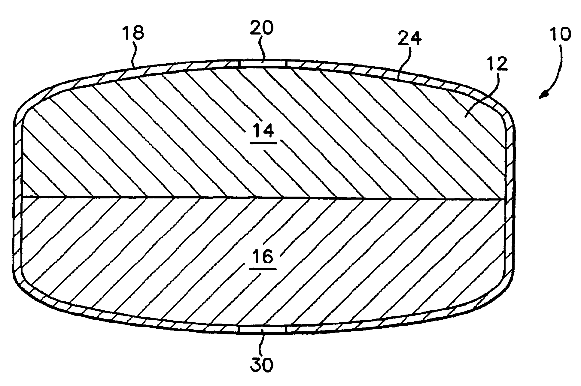 Hydrogel-driven layered drug dosage form