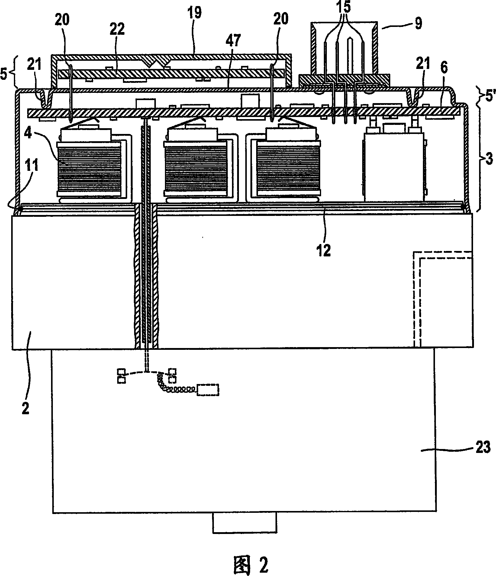 Electrohydraulic pressure control device for automotive brake systems