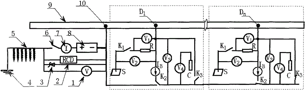 Safety protection method for underground metal pipeline