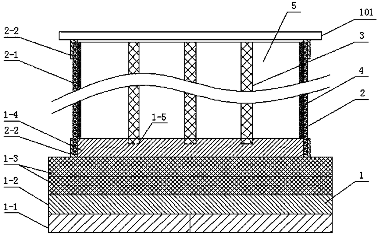 Original position-type nonpowered modularization slurry separator and slurry separating method thereof