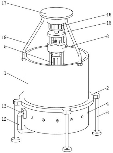 Extraction device for camellia oil processing
