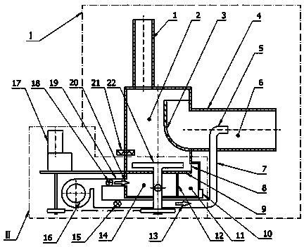 Biomass particle combustion apparatus and combustion method for same