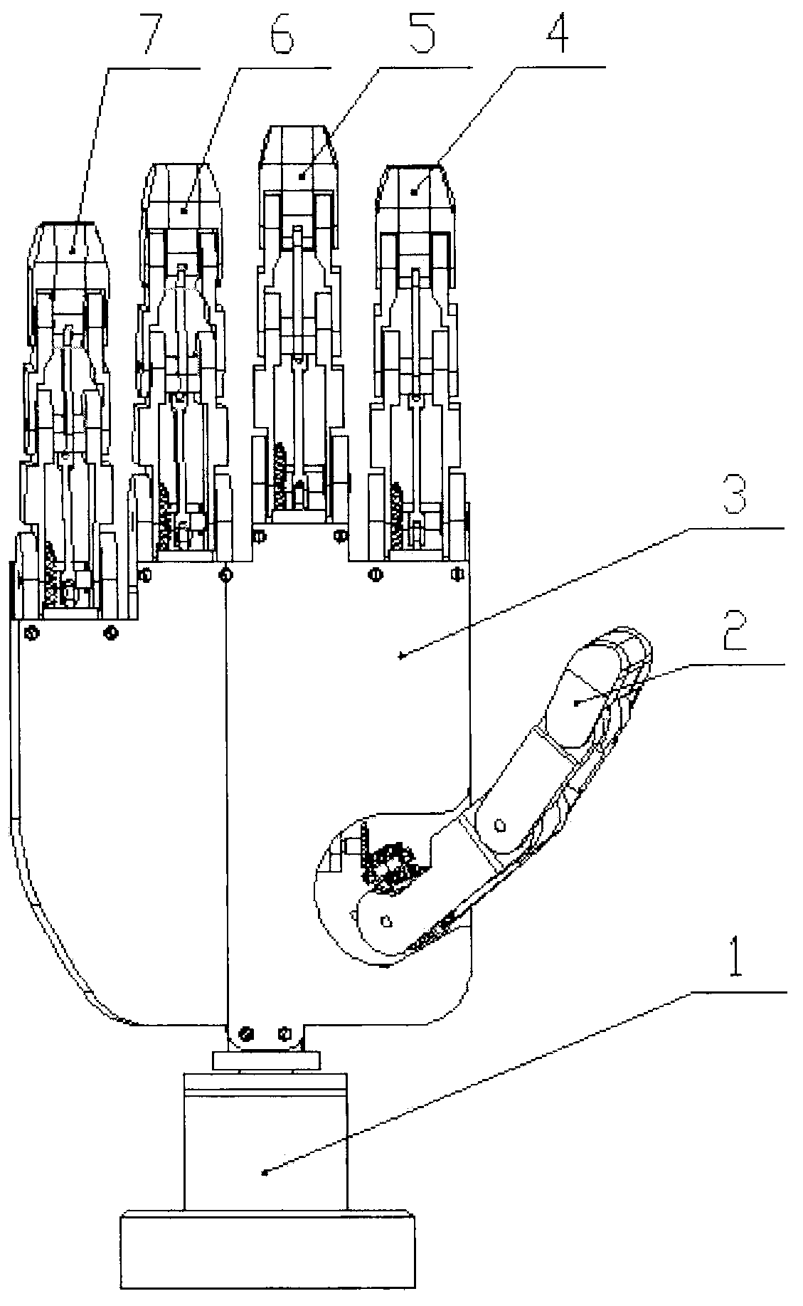 Humanoid flexible mechanical arm device