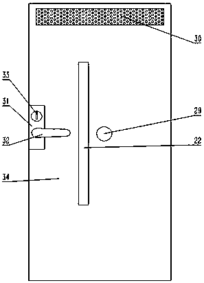 Anti-theft door monitoring device