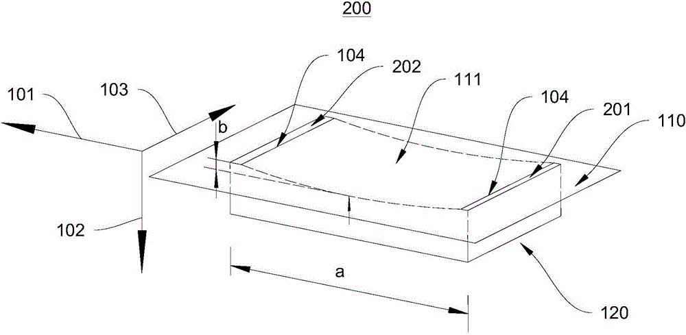 Concave anvil used for forging and forging device