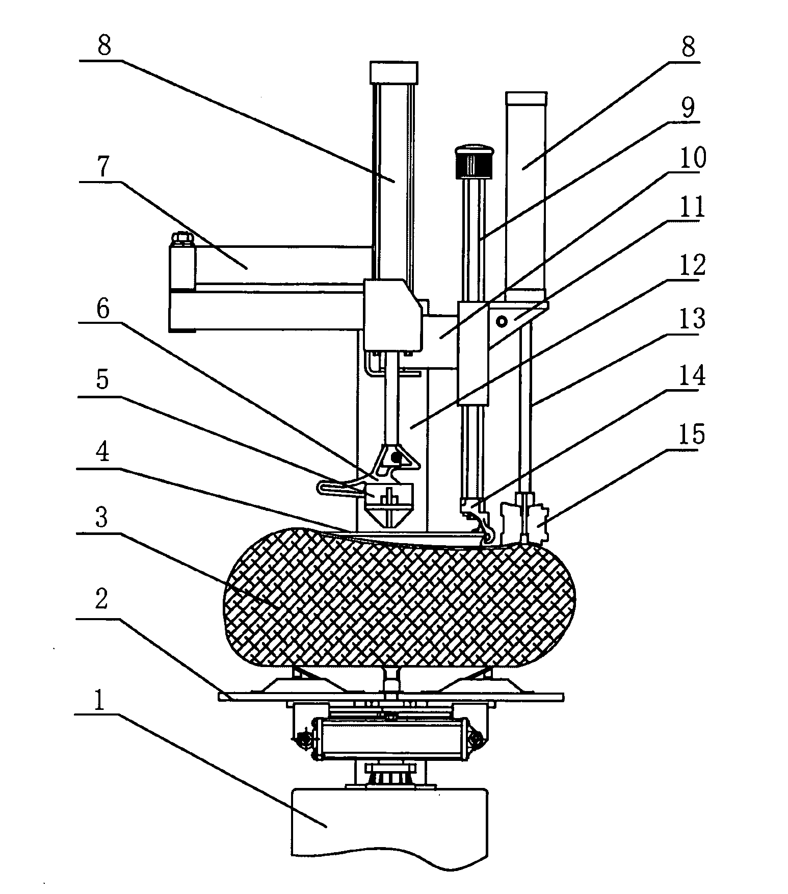 Swing arm style tire changer