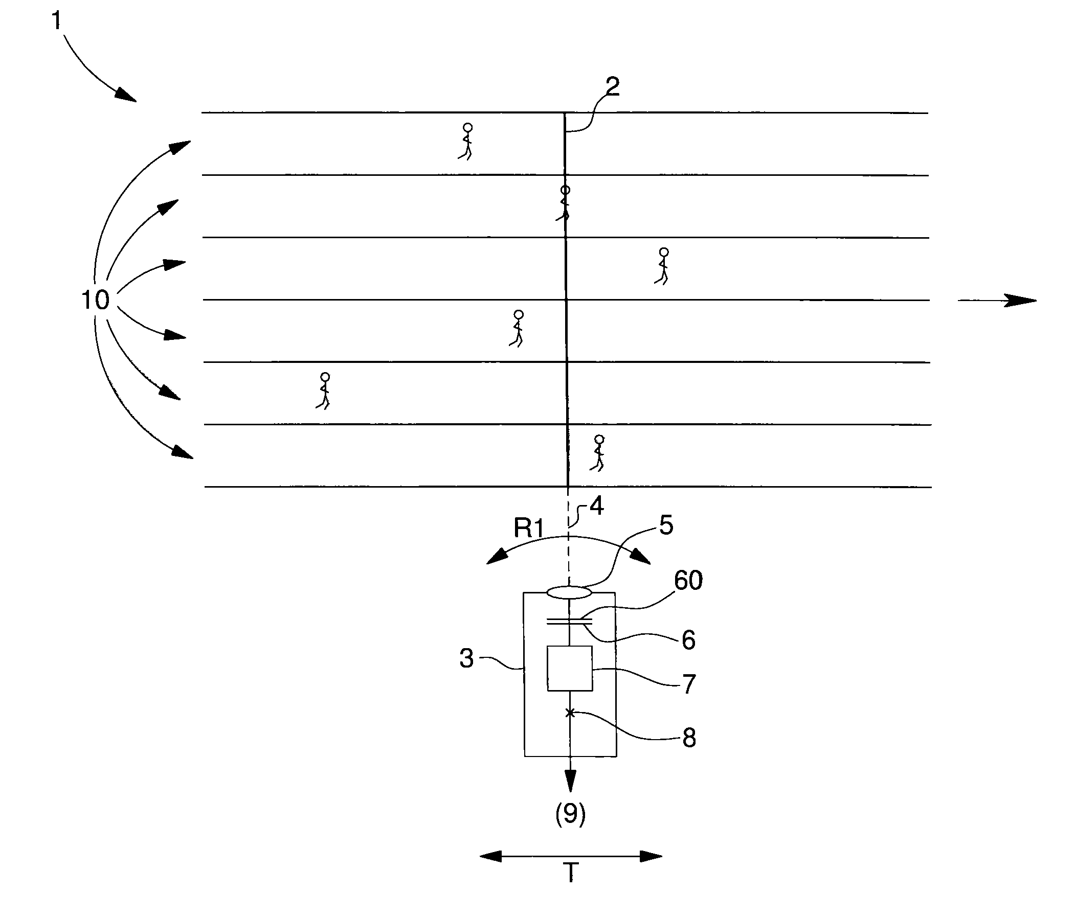 Method for the adjustment of a colour filter for a ditigial sensor and the associated filter