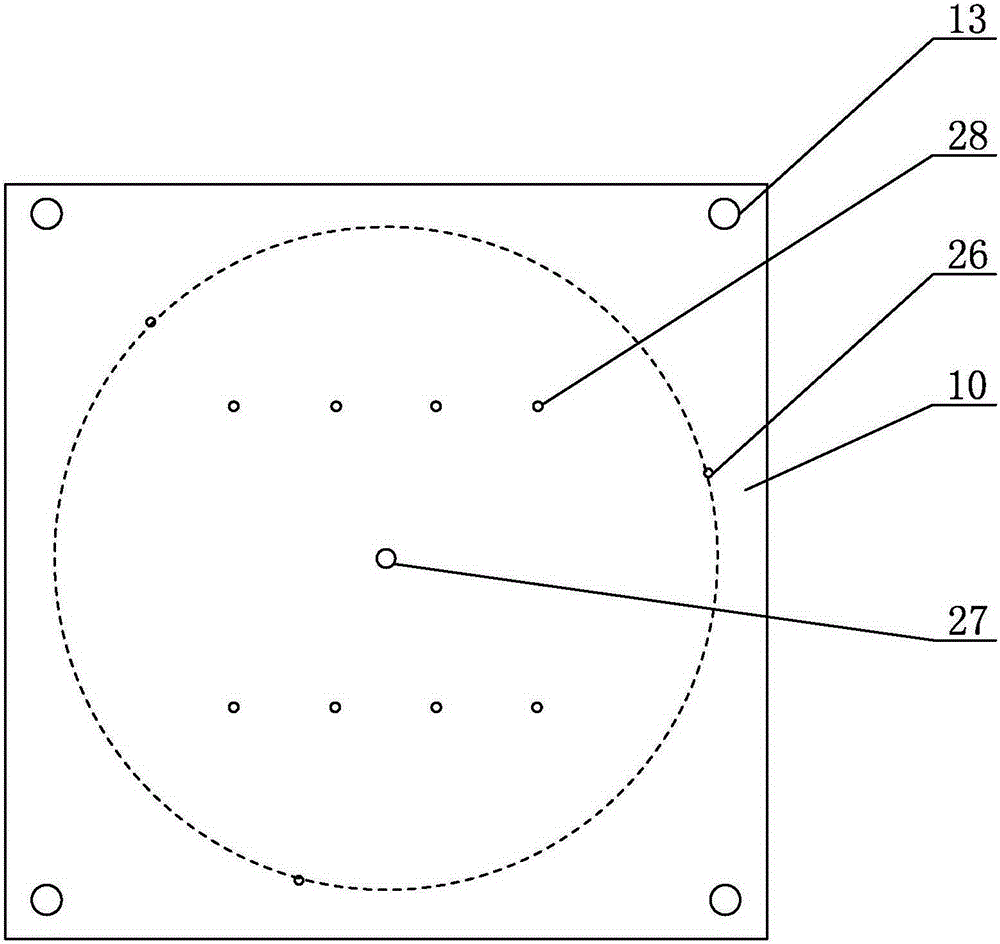 Testing system and testing method applied to testing of high temperature deformation resistance of asphalt airport pavement