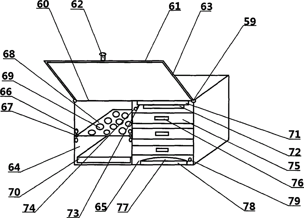 Nursing device for internal medicine diseases