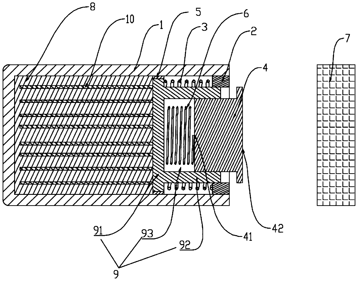 A phase change energy storage device