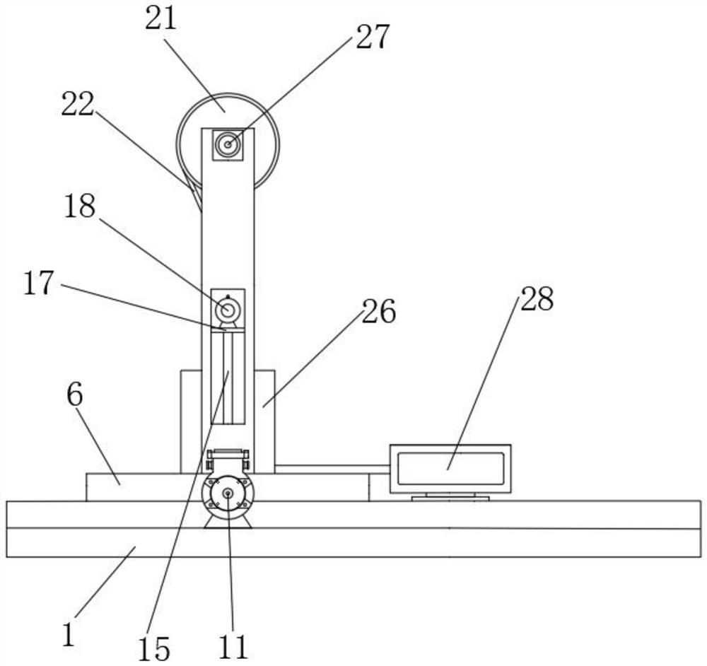 A car seat force measurement experiment platform