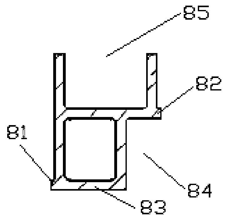 Door leaf with movable window frame and manufacturing method