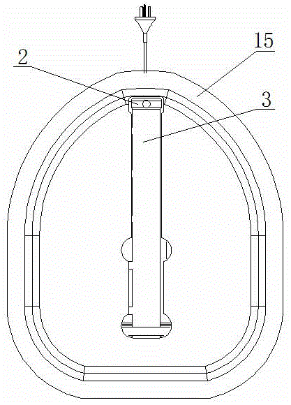 Public toilet closestool cleaning machine