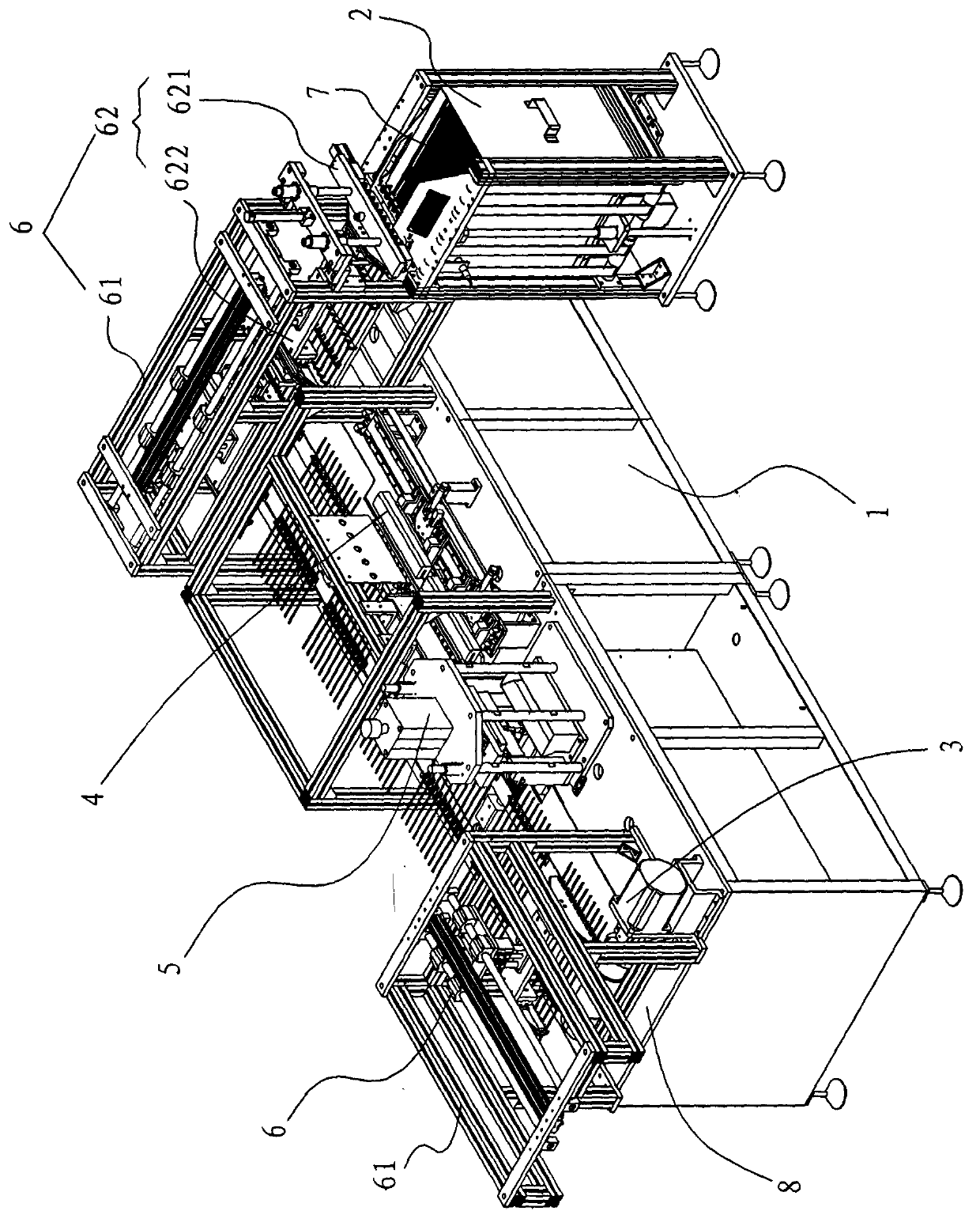 Intra-tube forming machine of drainage tube