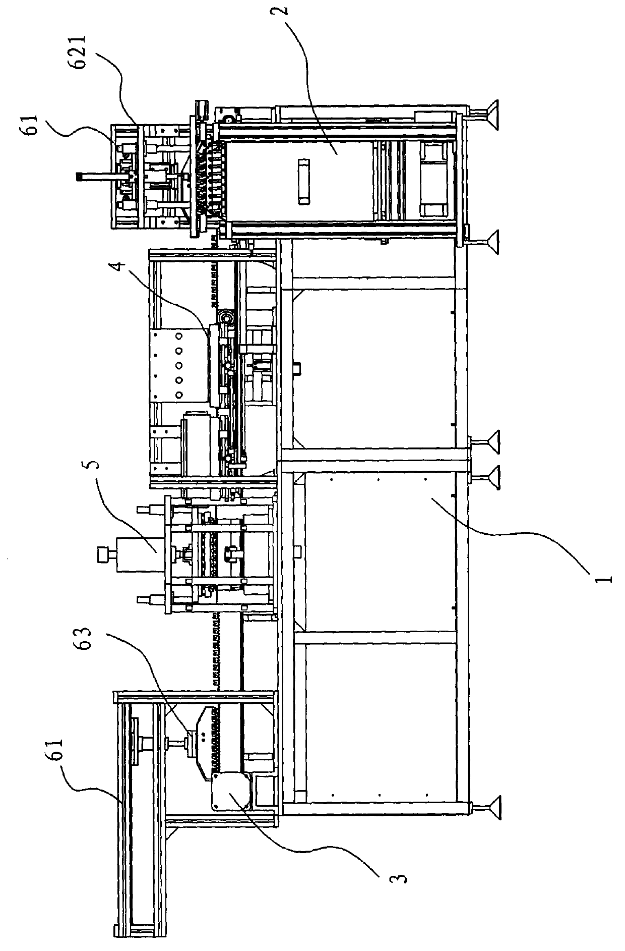 Intra-tube forming machine of drainage tube