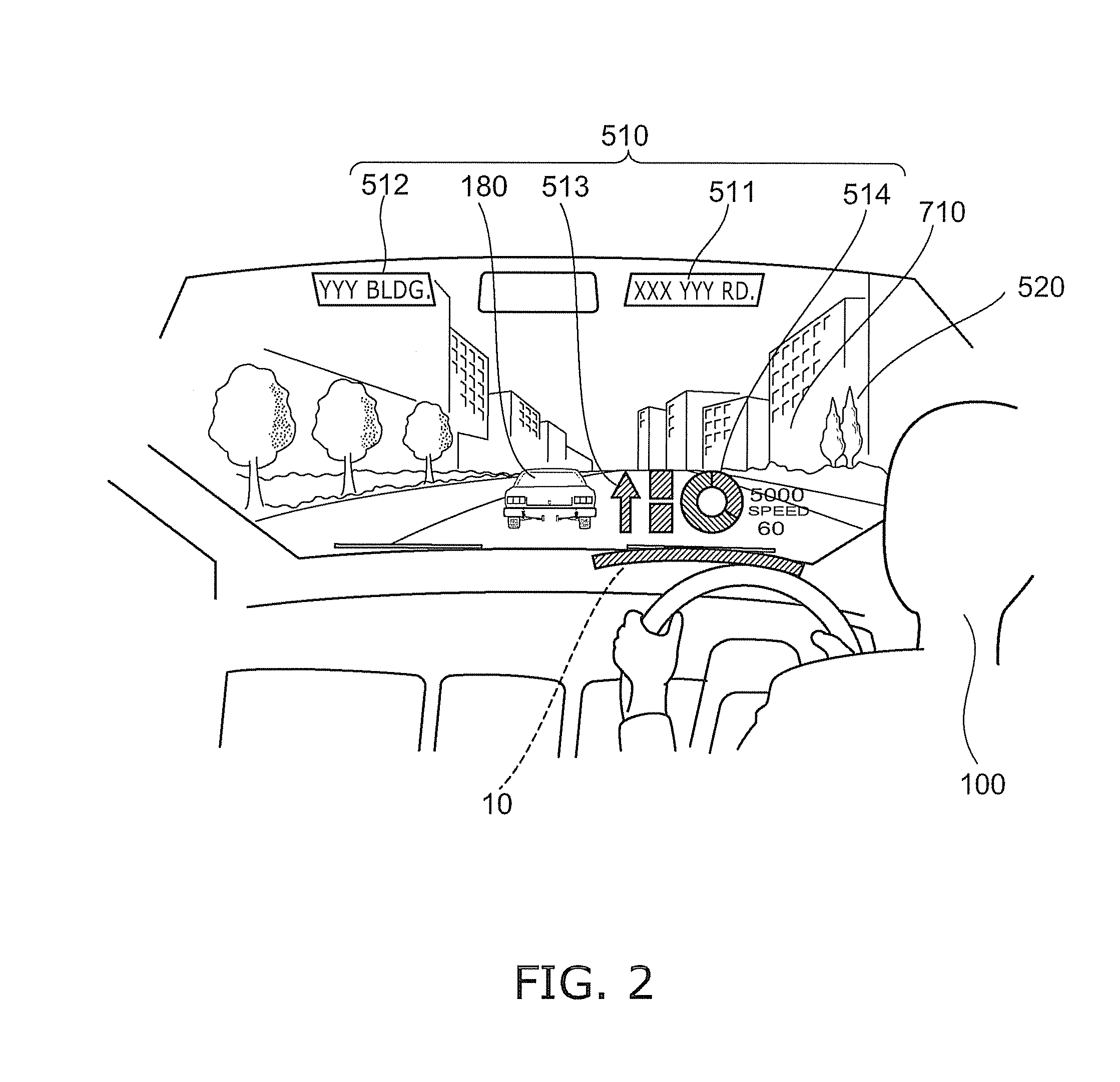 Automotive display system and display method