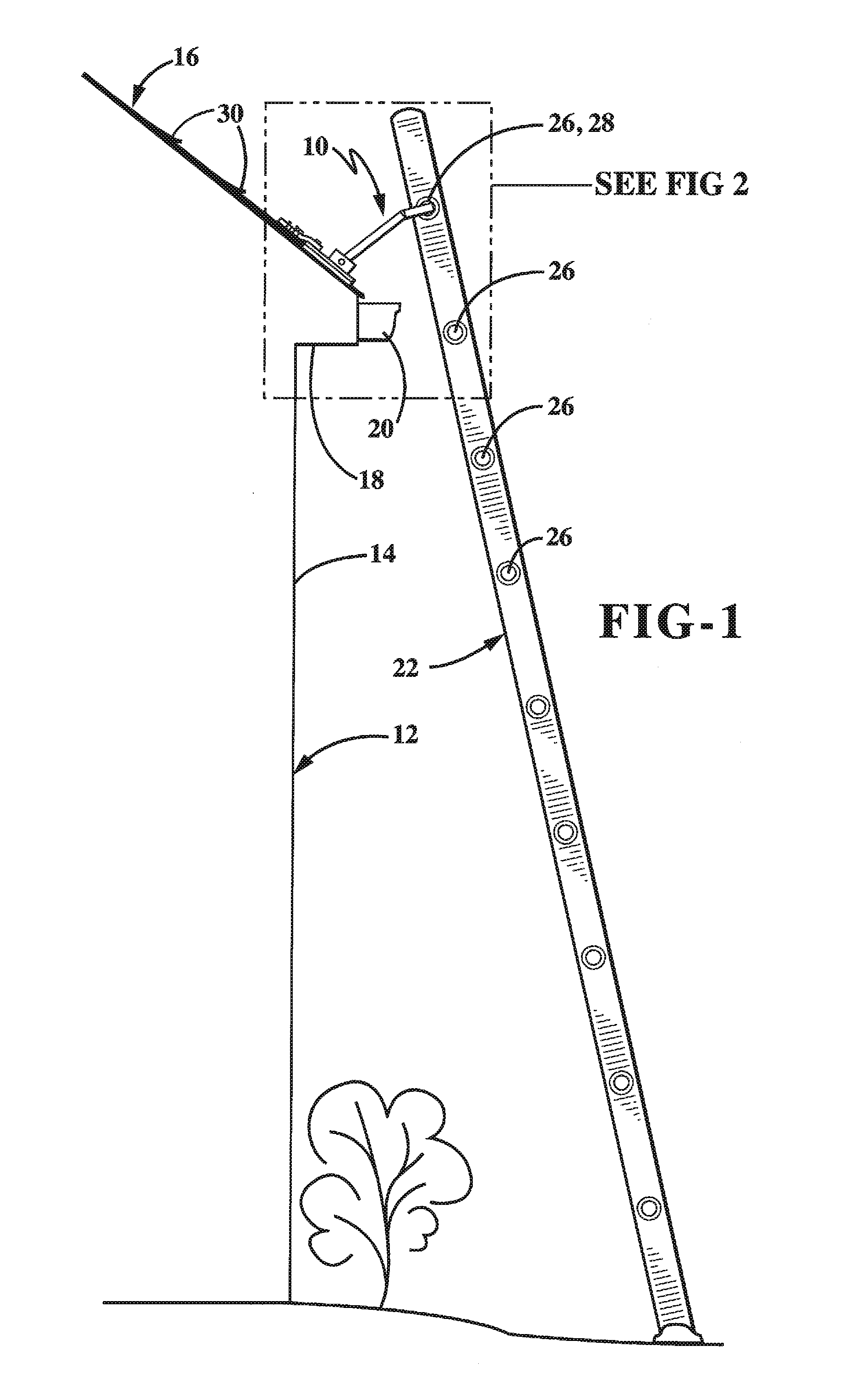 Ladder stabilizing tool