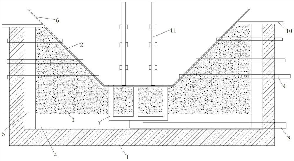 Impermeable layer structure for refuse landfill