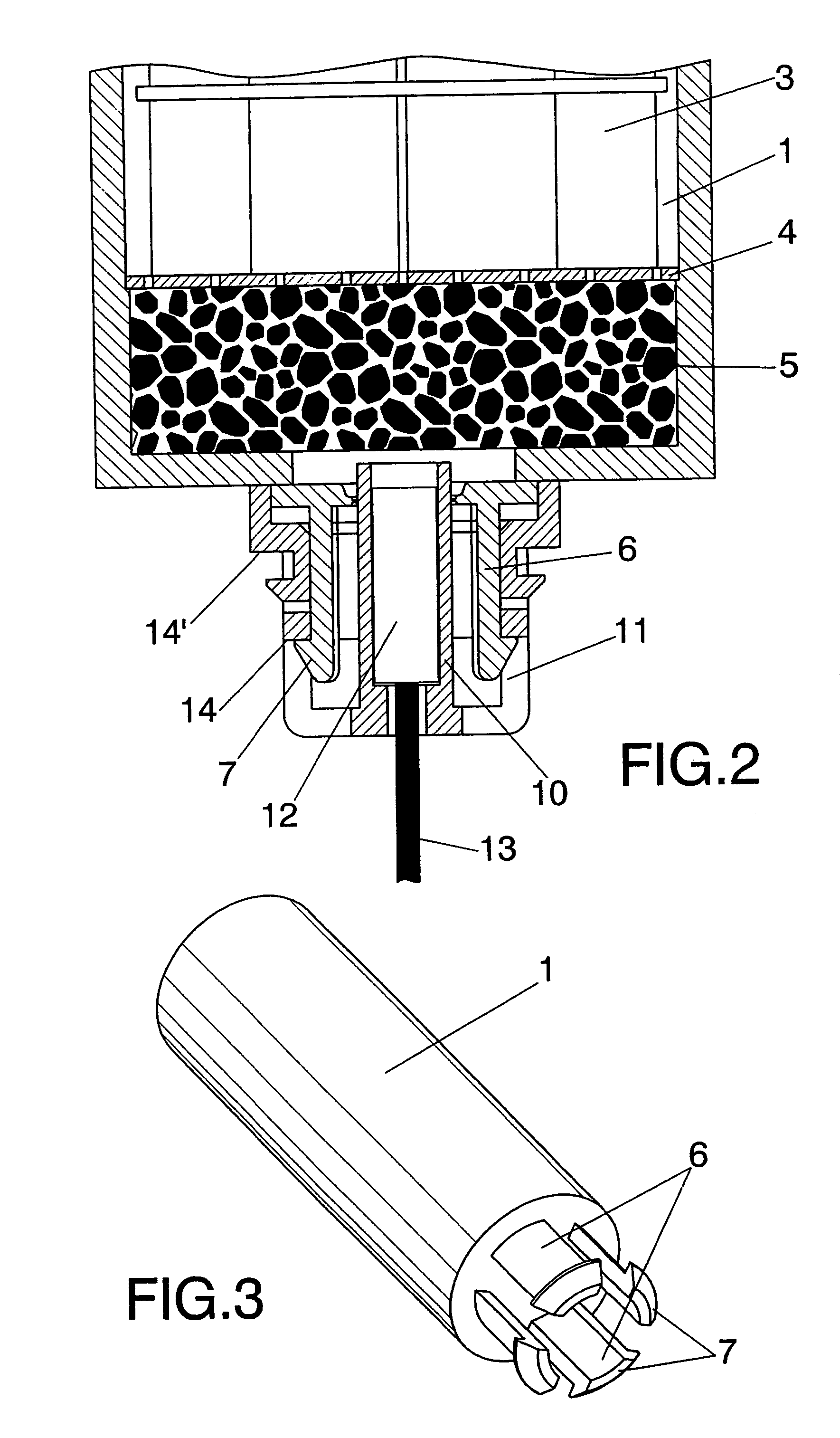 Securing system for pyrotechnic launch tubes