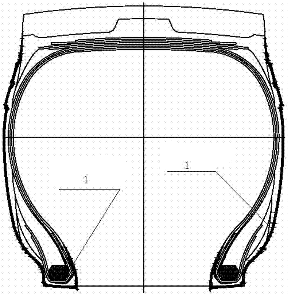 Preparation method for aging resistance protection glue at tire side-wall and seam allowance part and application method thereof