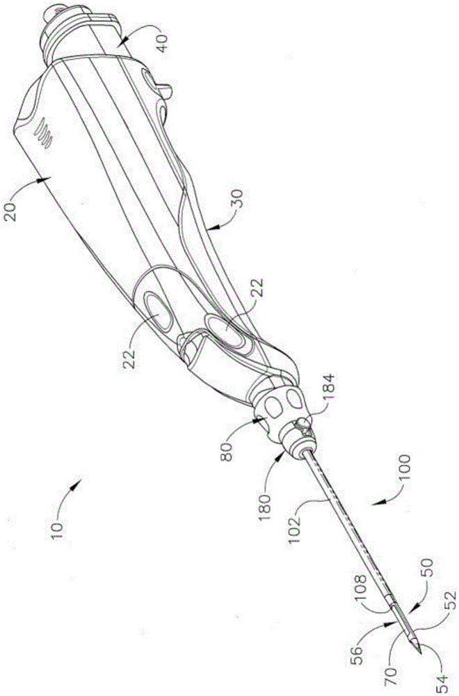 Biopsy device and introducer for biopsy device