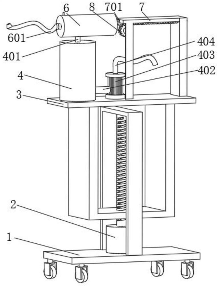 Accumulated water drainage device with anti-backflow structure for tumor