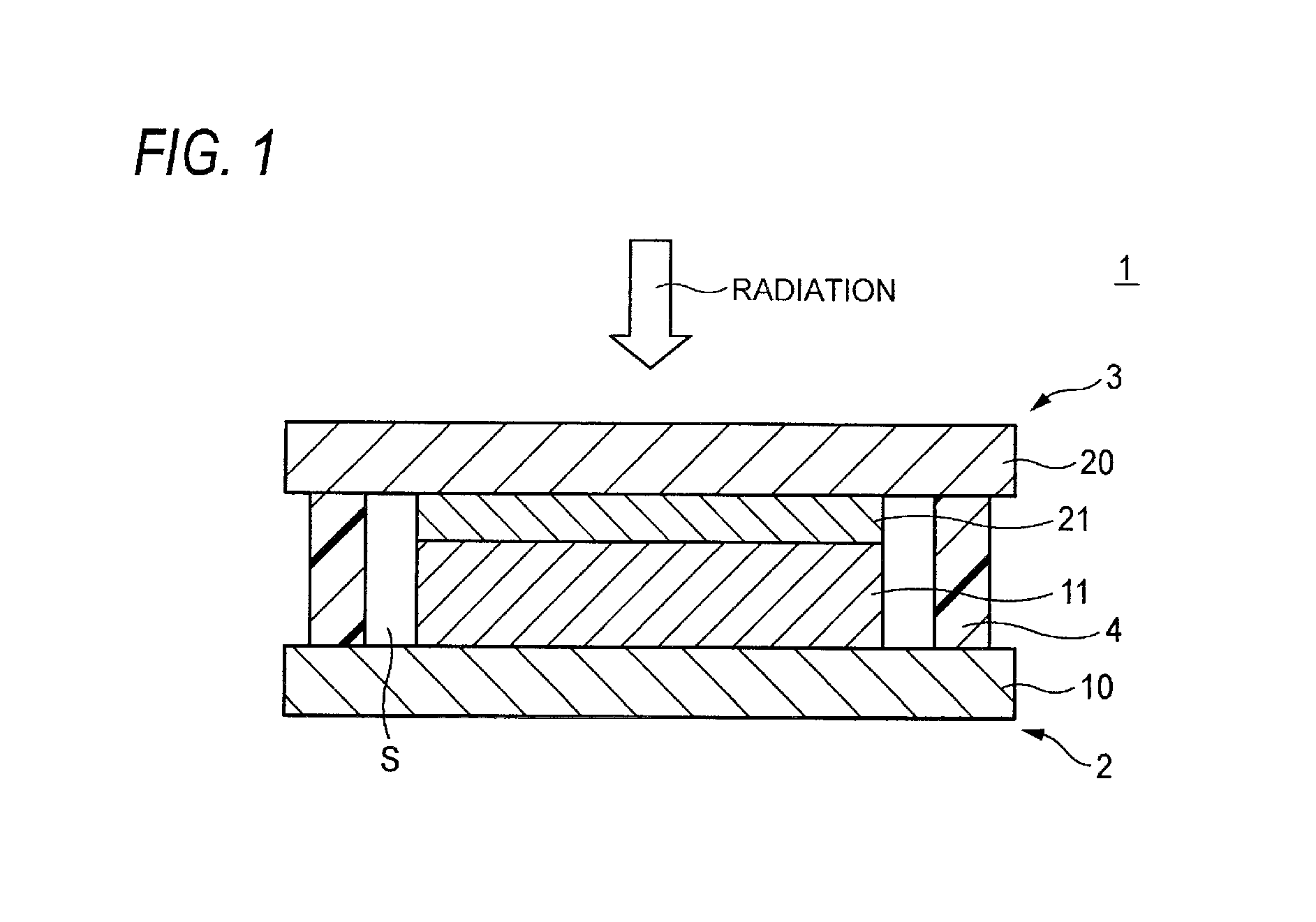 Radiological image detection apparatus