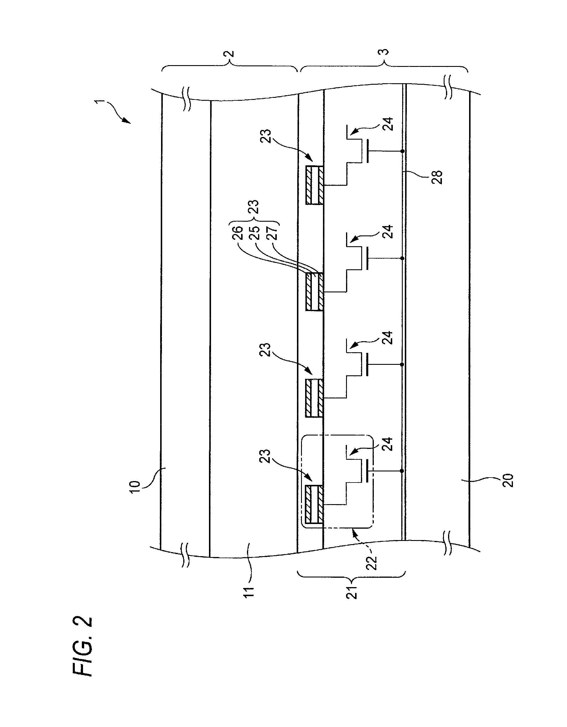 Radiological image detection apparatus