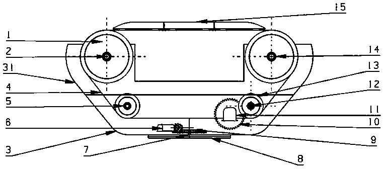 Movable multi-functional moving model train test platform